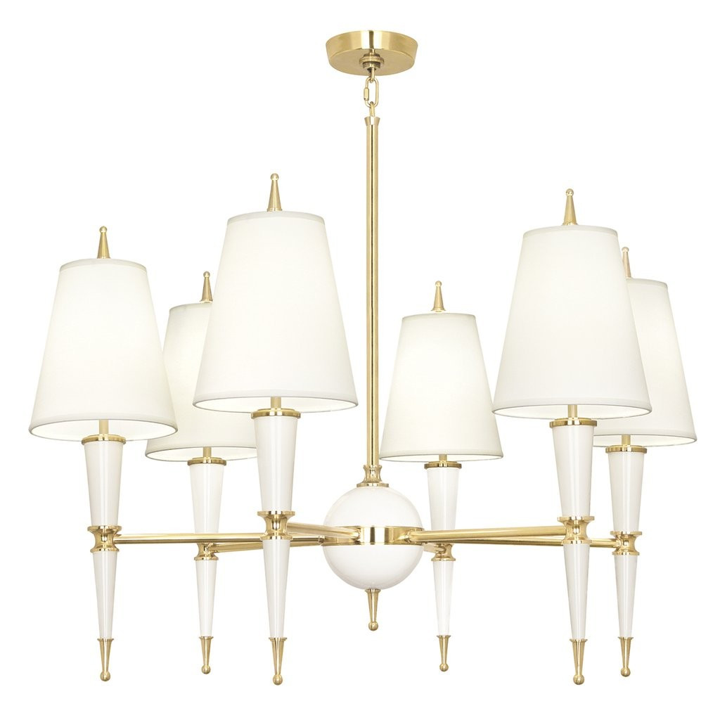 Versailles Chandelier with Fabric Shade | Jonathan Adler