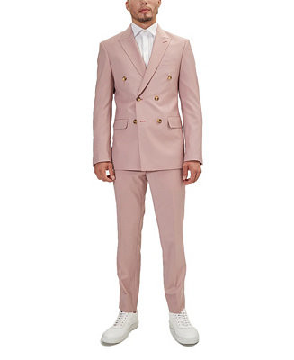 RON TOMSON Men's Modern Double Breasted, 2-Piece Suit Set - Macy's | Macy's