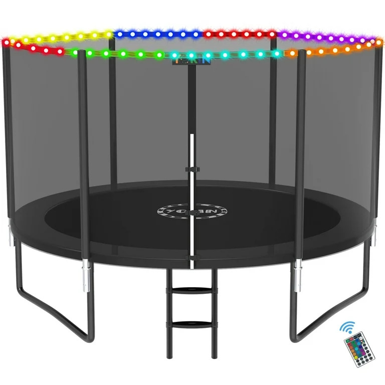YORIN Trampoline for 2-3 Kids, 8FT 10FT 14FT 12FT Trampoline for Adults with Enclosure Net, Ladde... | Walmart (US)