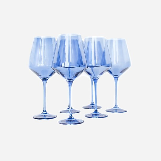 Estelle Colored Glass stemware set-of-six | J. Crew US