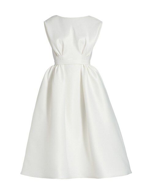 Sleeveless Satin Midi-Dress | Saks Fifth Avenue