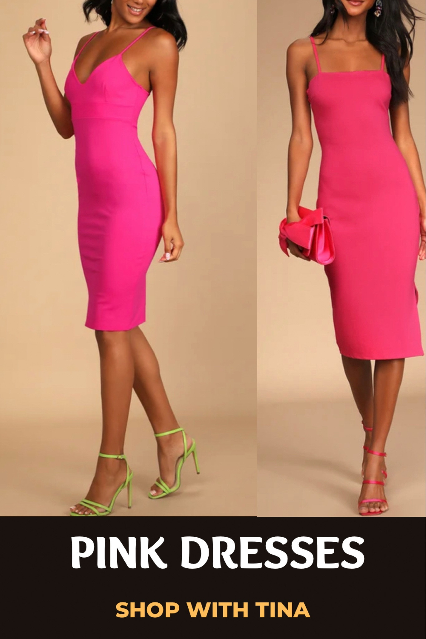 These pink dresses are so stylish!

Pink midi dress, date night outfit, Barbie outfit 

#LTKunder100 #LTKU #LTKFind