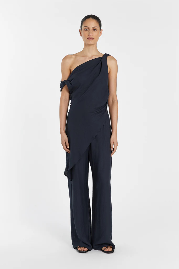 JOLIE SLATE MARLE DRAWSTRING PANT | DISSH