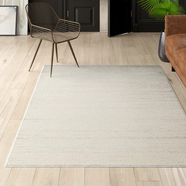 Mcguire Ivory/Silver Rug | Wayfair North America
