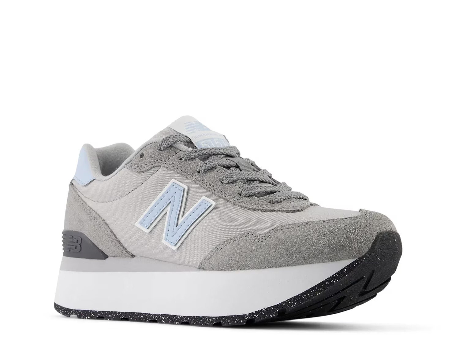 New Balance 515H Platform Sneaker | Women's | Light Grey/Light Blue | Size 8.5 | Sneakers | DSW