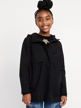 Water-Resistant Hooded Jacket for Girls | Old Navy (US)