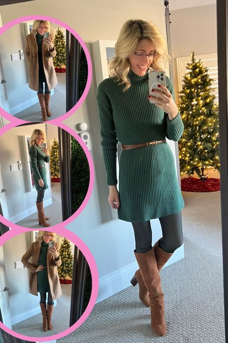 How cute is this sweater dress paired with this adorable belt! And if you need an inexpensive trench coat this season, this under $60 code is for you!

#LTKstyletip #LTKfindsunder50 #LTKsalealert
