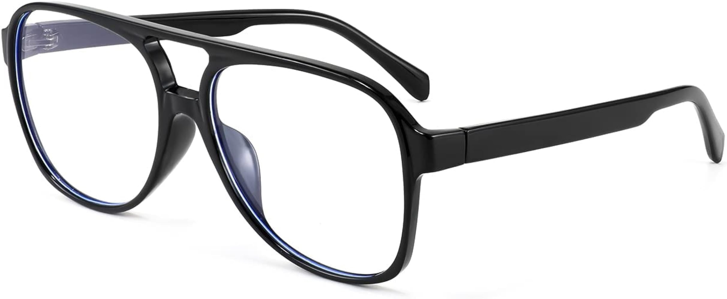 FEISEDY 70s Aviator Glasses Frame Blue Light Blocking Glasses Oversized Square Computer Glasses W... | Amazon (US)