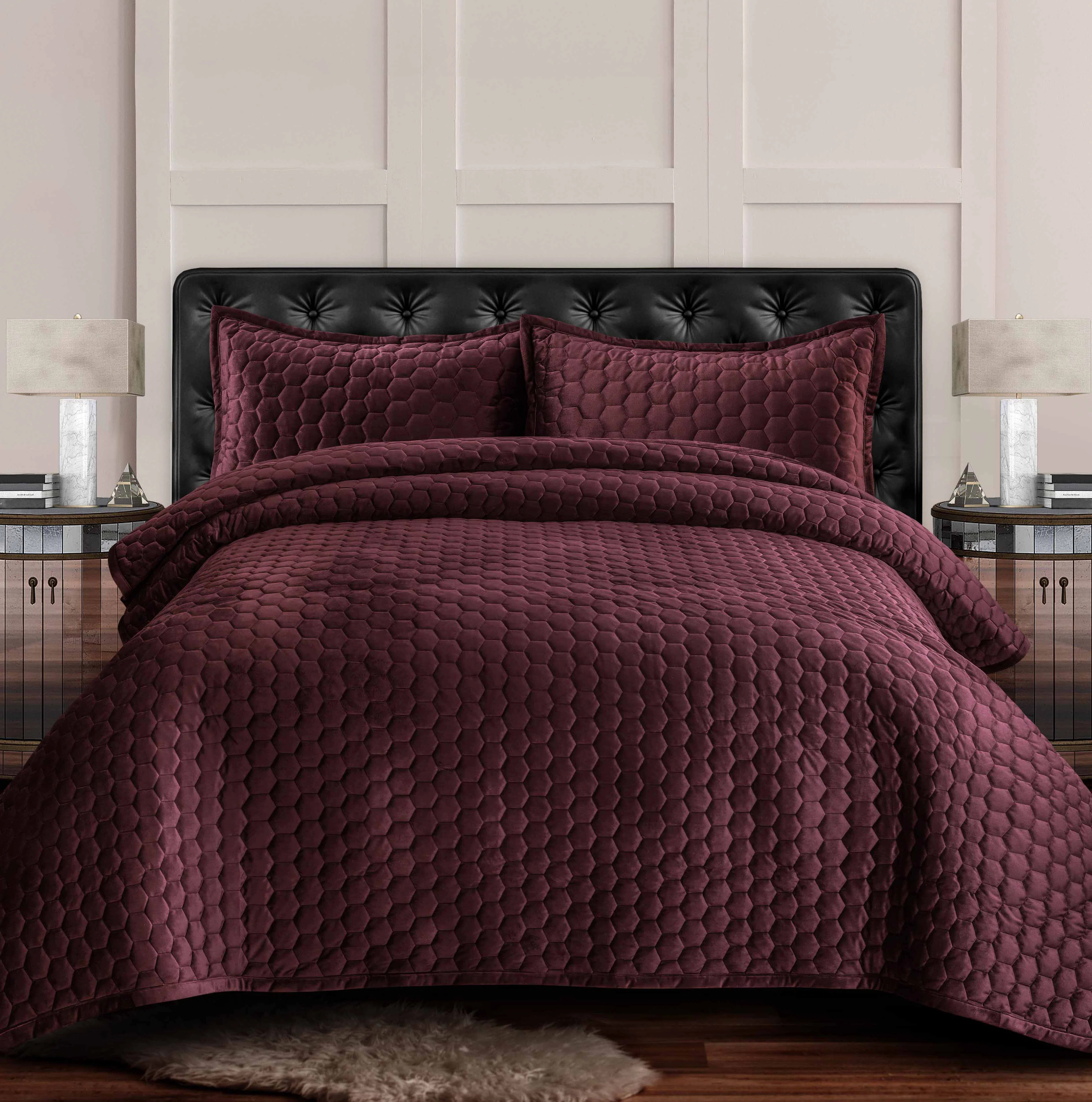 Lugano Velvet Quilt Set | Wayfair North America