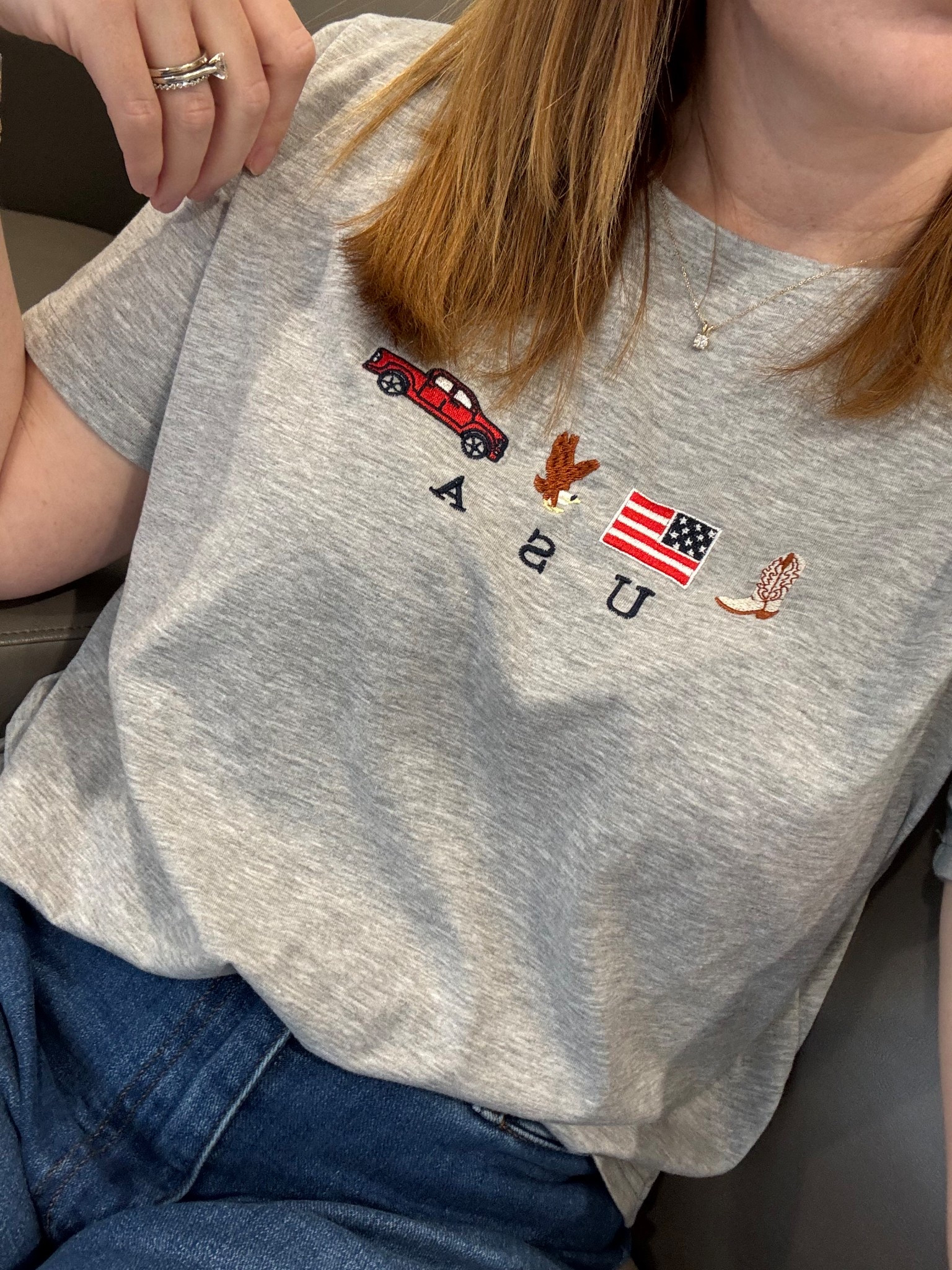 4th of July shirt / patriotic shirt / American flag shirt / lake shirt 

#LTKSummerEdit #LTKFindsUnder50