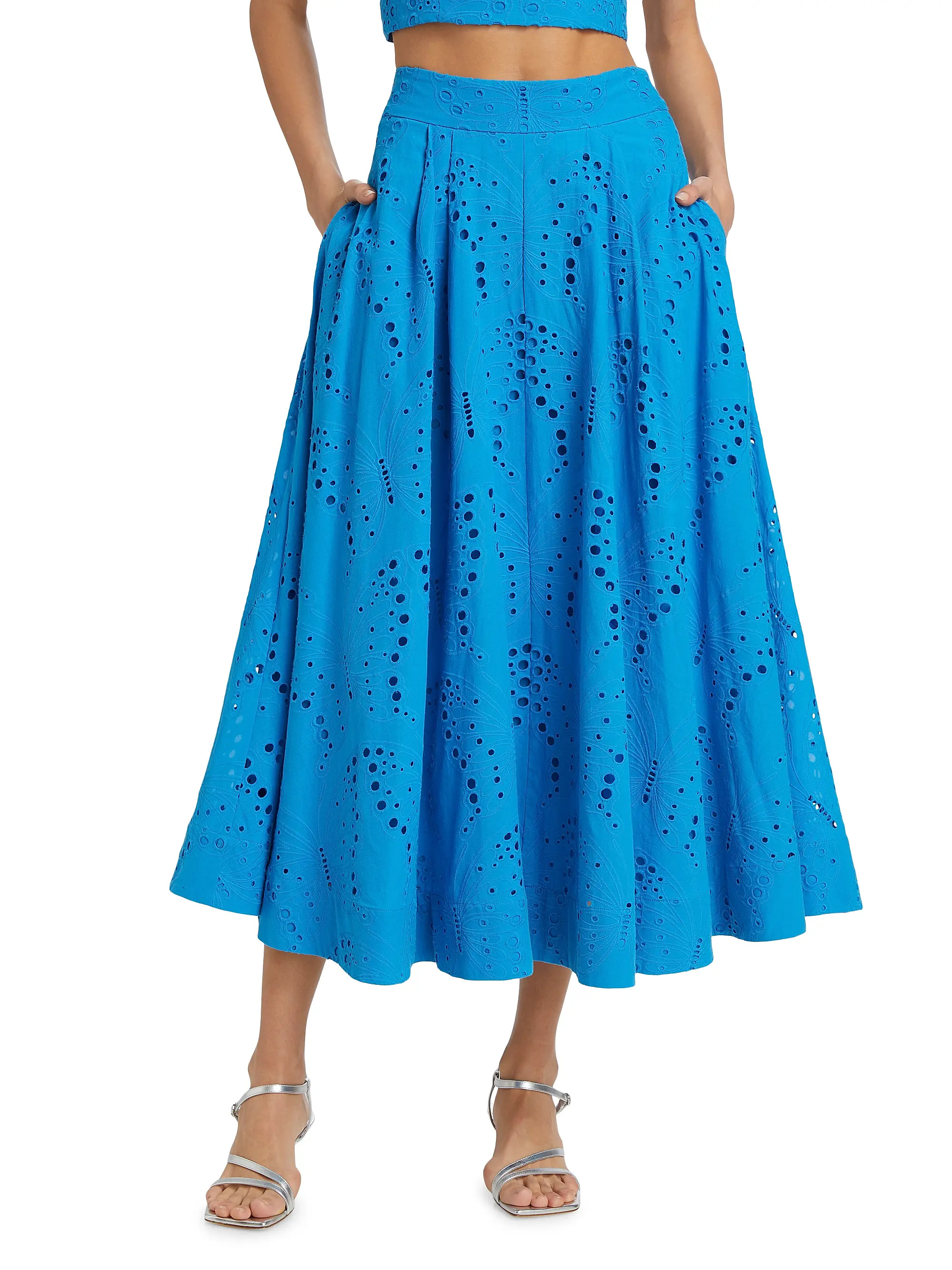 Butterfly Eyelet Skirt | Saks Fifth Avenue