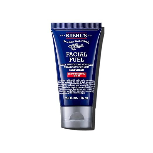 Kiehl's Facial Fuel Moisturizer with SPF 20 for Men, Energizing Face Moisturizer for Dull Skin, N... | Amazon (US)