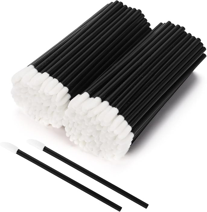 Tbestmax 200 Pcs Lip Wands Applicators, Disposable Lipstick Lint Free Brush Makeup Gloss Wands, M... | Amazon (US)
