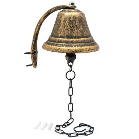 HTTMT- Upstreet Outdoor Dinner Bell For Ranch House Family Front Door Interior Exterior Décor Wall H | Walmart (US)