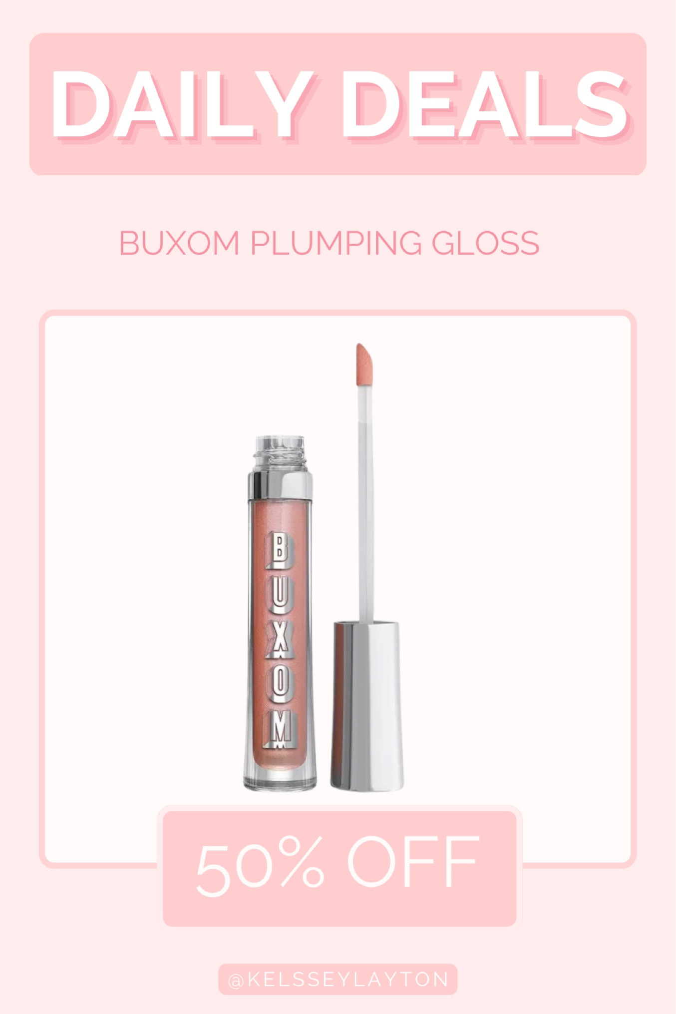Ulta deal! Buxom plumping lip gloss 50% off 

#LTKbeauty #LTKsalealert #LTKunder50