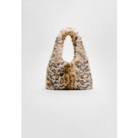 Faux fur shoulder bag - Women's Bags | Stradivarius United Kingdom | Stradivarius (UK)