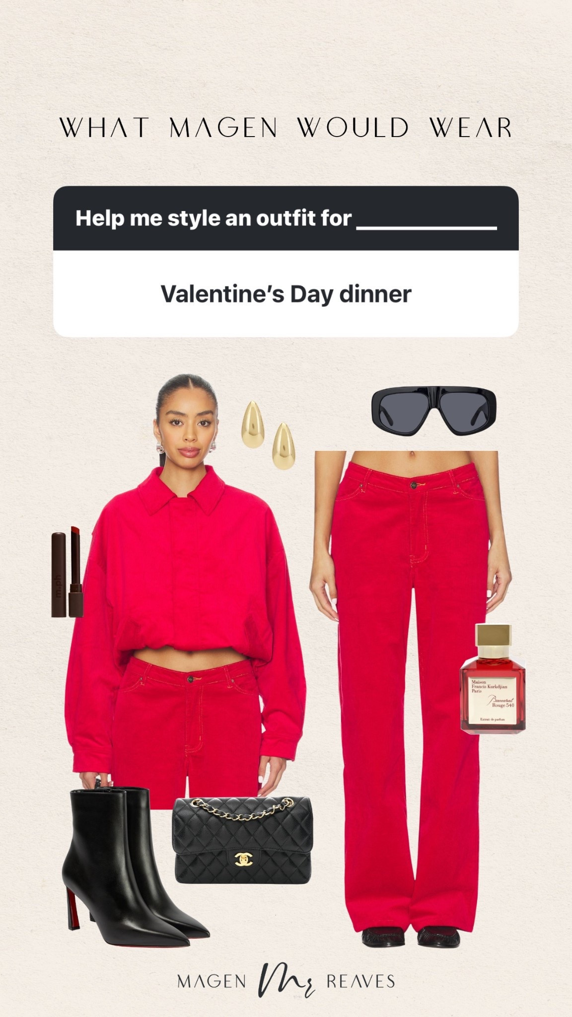 Valentine’s Day dinner outfit!

Valentine’s Day, red outfit, women’s fashion, date night

#LTKootd