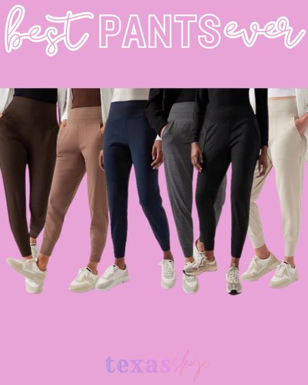 These are elevated enough to wear in a casual work setting and comfy enough to wear on the weekend!! LOVE THEM 

Athleisure
Athleta 

#LTKBacktoSchool #LTKworkwear #LTKunder100