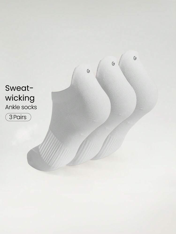 GLOWMODE 3 pair Arch support socks  | SHEIN
