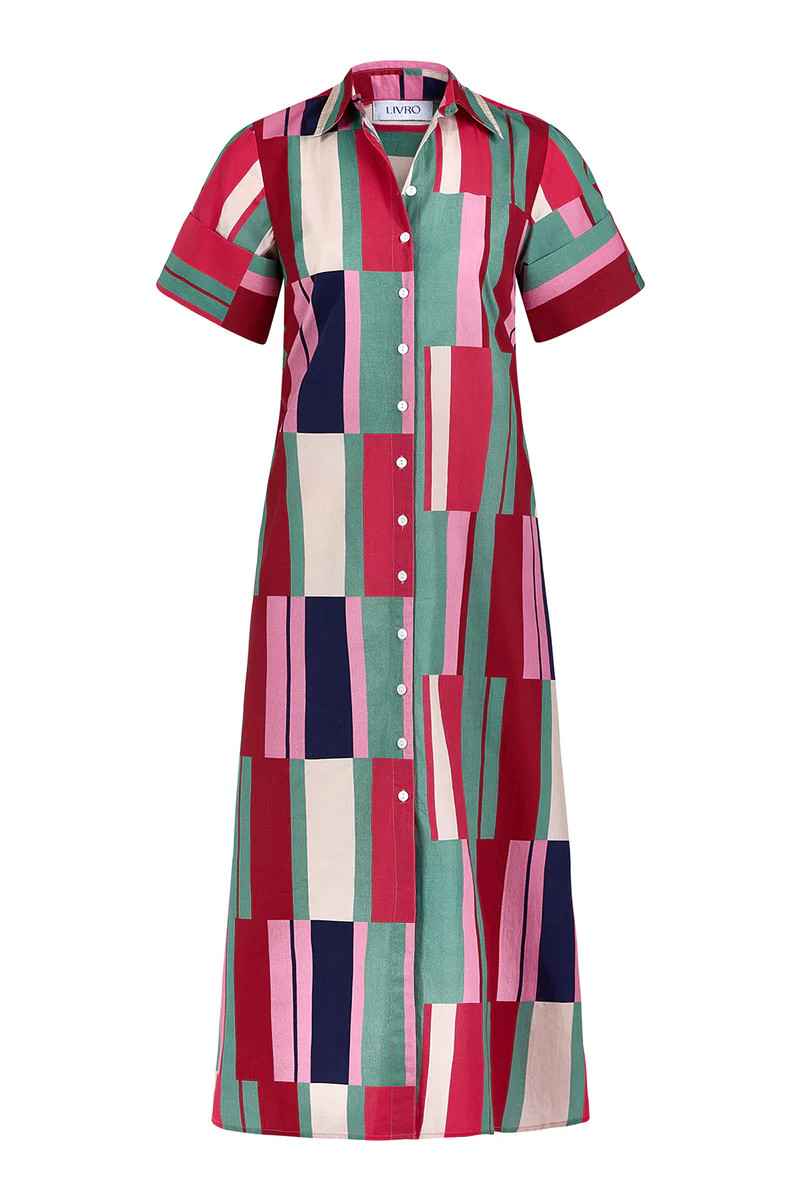 Gibbons Dress, Woodland Stripes | Livro