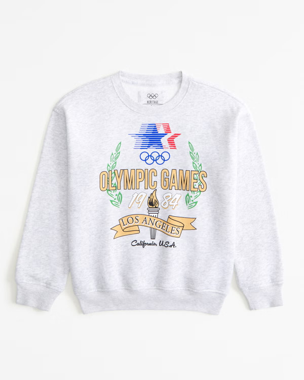 olympics graphic crew sweatshirt | Abercrombie & Fitch (US)