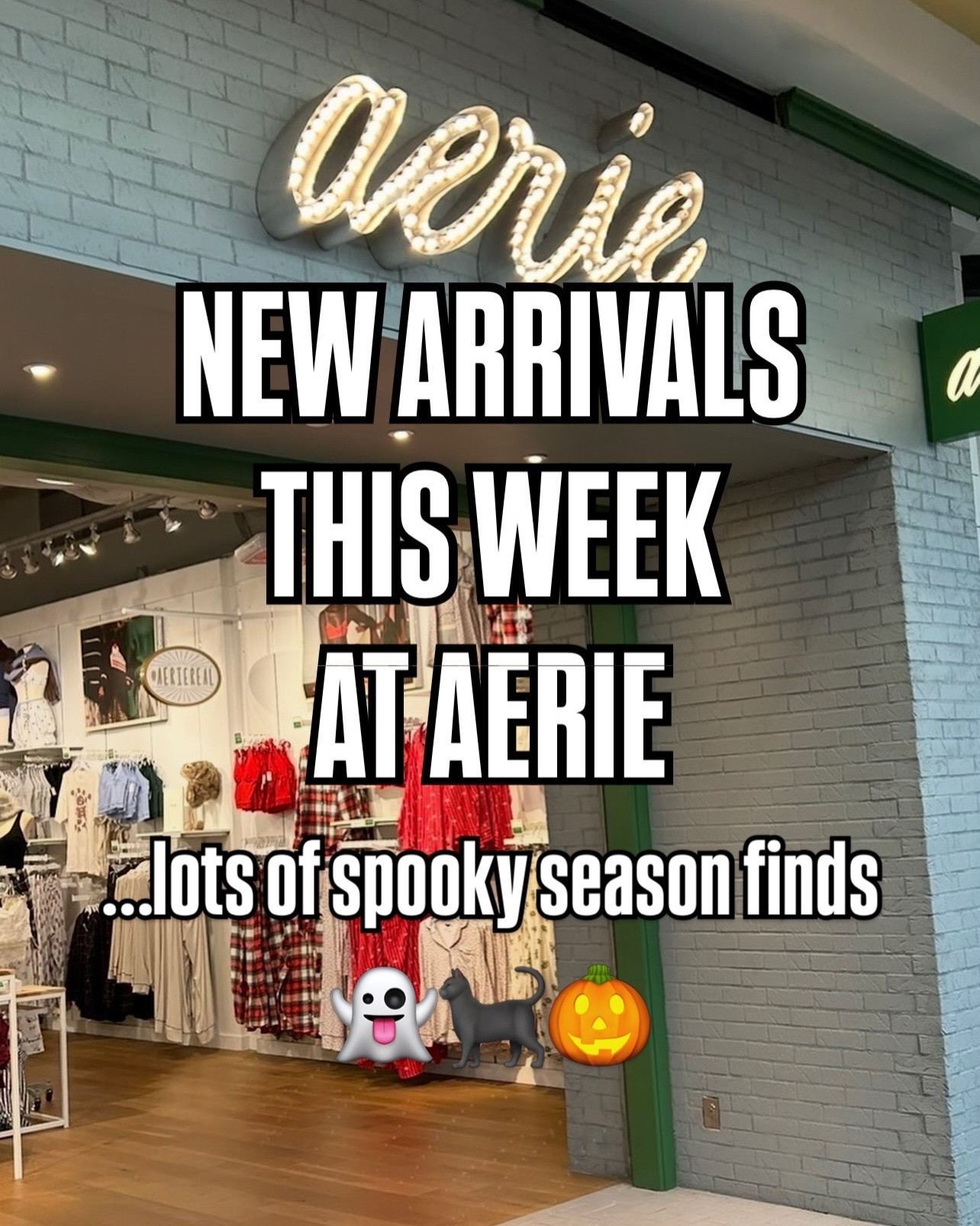 New this week at Aerie! Spooky season finds!

#LTKSeasonal #LTKgrwm #LTKootd
