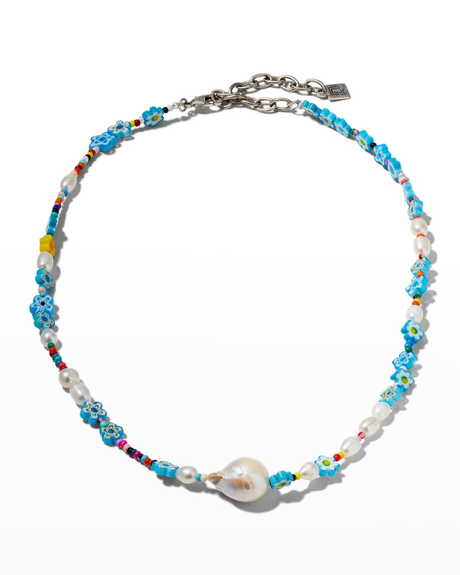 Dannijo Quora Pearl and Bead Necklace | Neiman Marcus