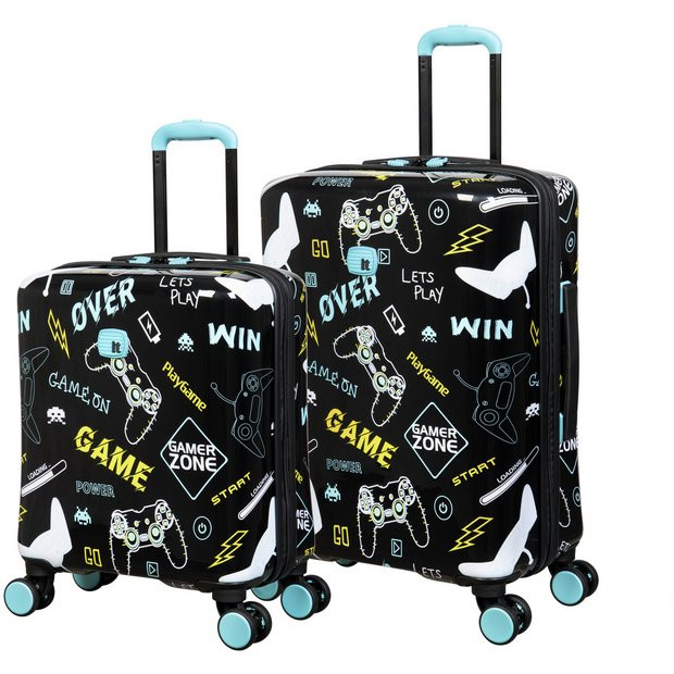 Buy IT Luggage Liquified 2pc 8 Wheel Kids Suitcase Set | Suitcases | Argos | argos.co.uk