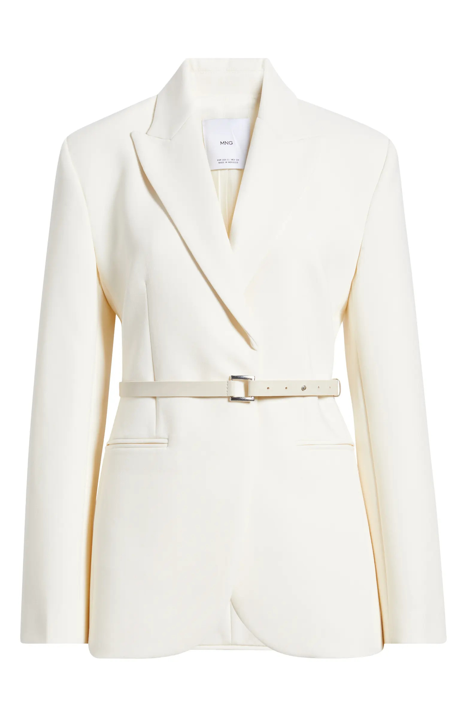 MANGO Blance Belt Blazer | Nordstrom | Nordstrom