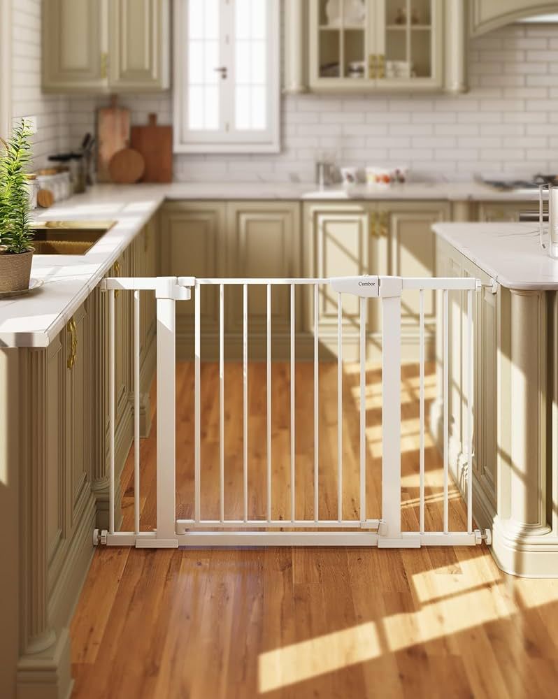 Cumbor 29.7-46" Baby Gate for Stairs, Mom's Choice Awards Winner-Auto Close Dog Gate for the Hous... | Amazon (US)