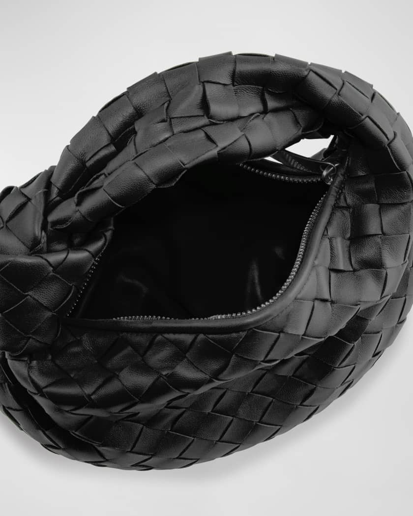 Bottega Veneta Jodie Mini Intrecciato Knot Hobo Bag | Neiman Marcus