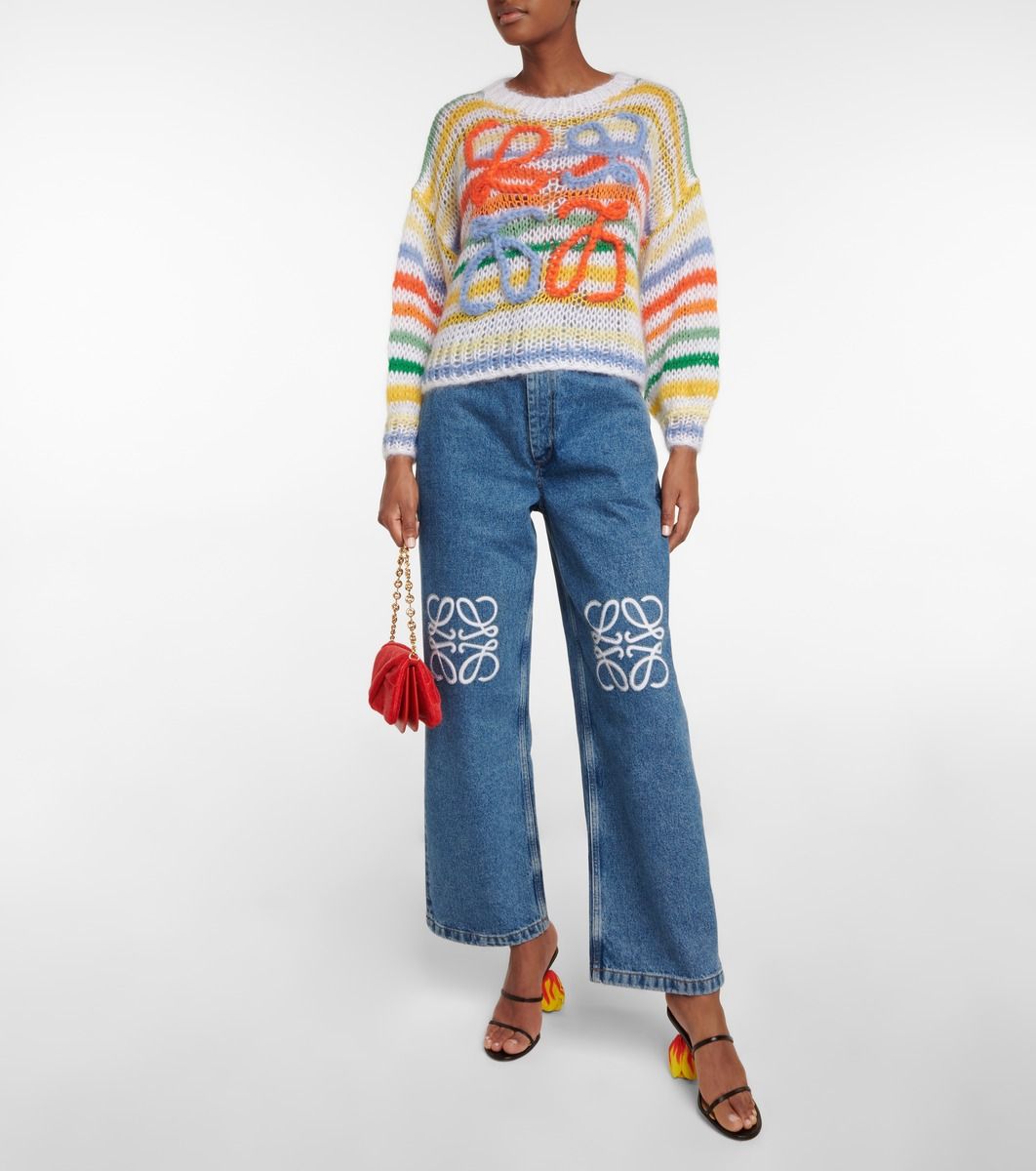 Anagram mohair-blend sweater | Mytheresa (US/CA)