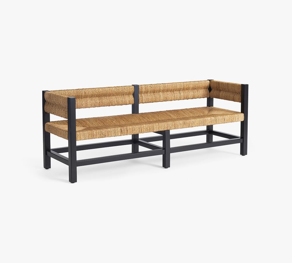 Malibu Woven Bench | Pottery Barn (US)