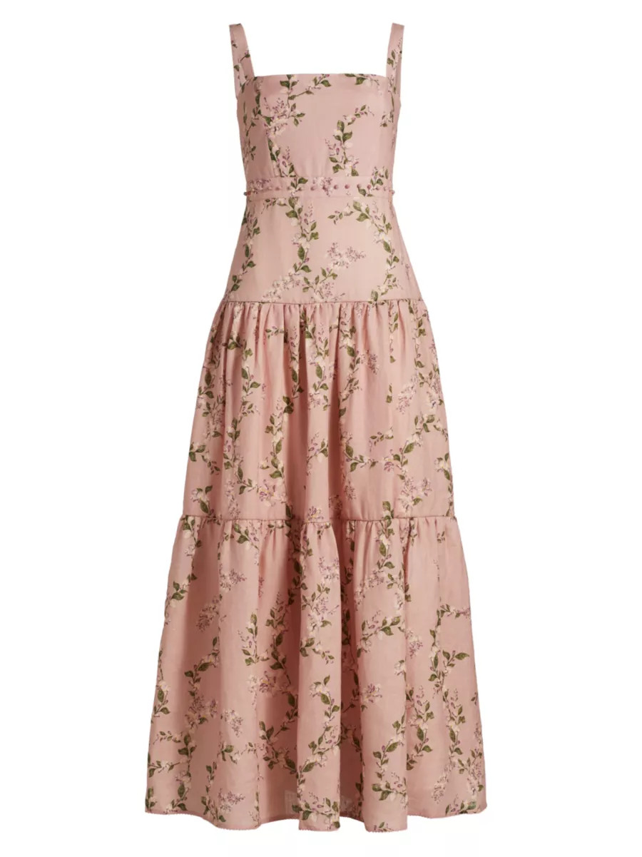 Lima Orquidea Linen Maxi Dress | Saks Fifth Avenue
