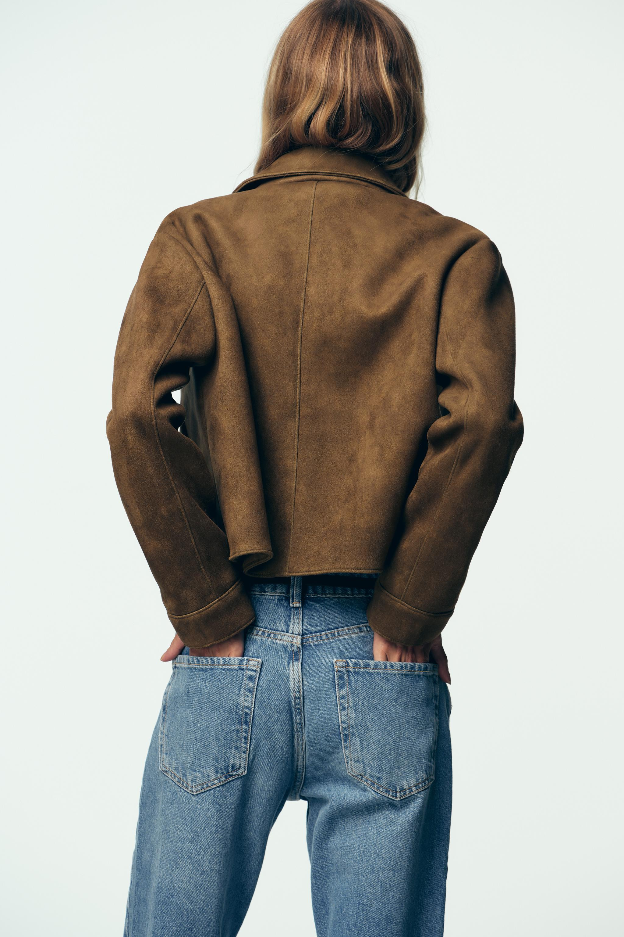 FAUX SUEDE JACKET | Zara UK