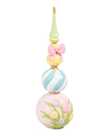 Floral Finial Decor | TJ Maxx