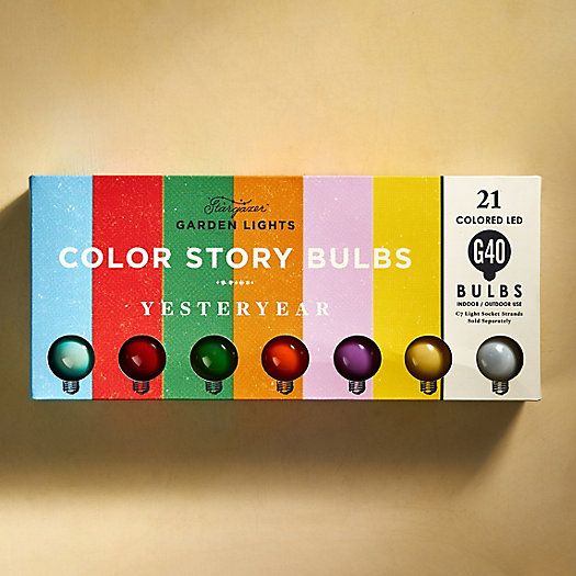 Stargazer Garden Lights Color Story Bulbs, Set of 21 Bulbs Only | Terrain