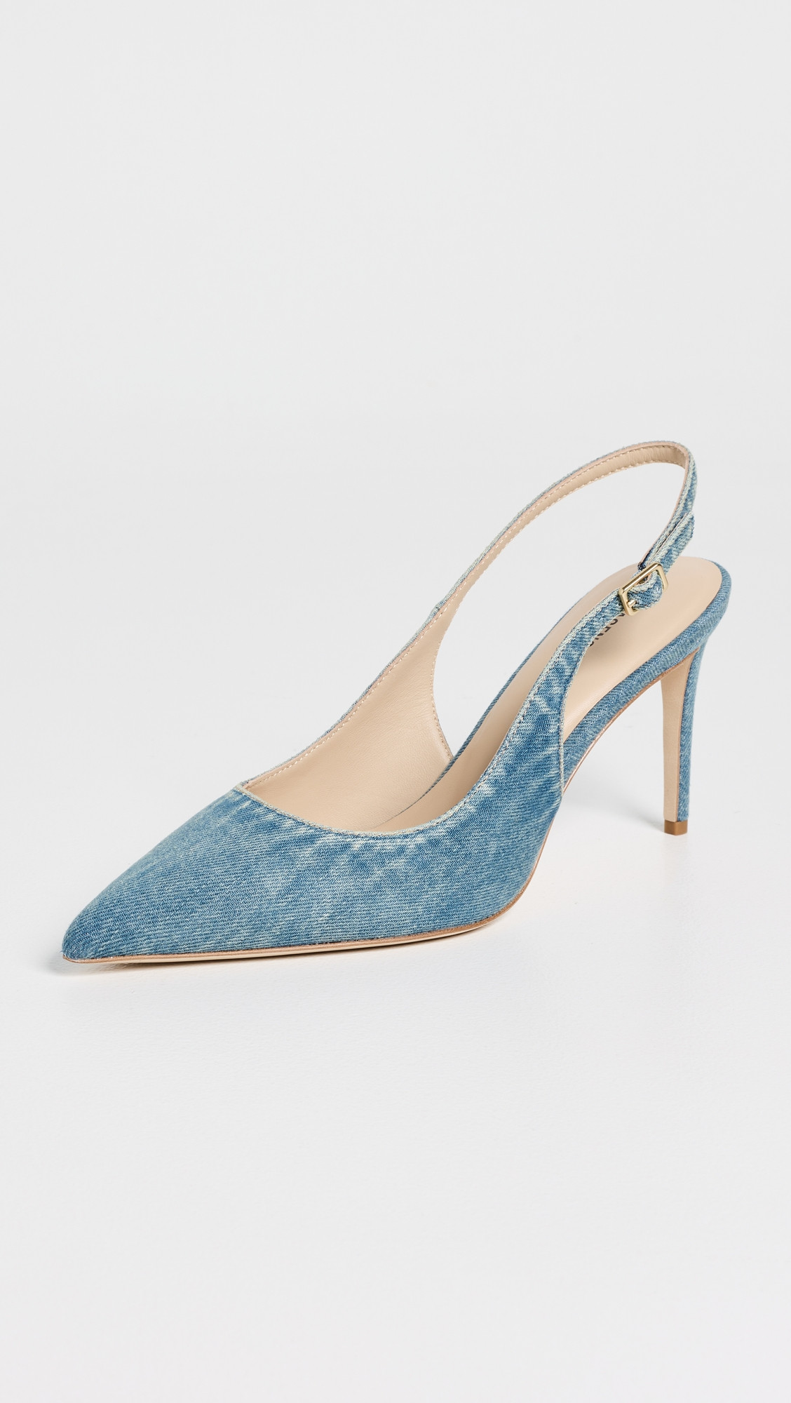 L'AGENCE Vichy Shoes Denim 8 | Shopbop