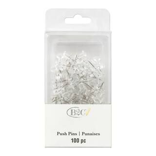 Clear Pushpins by B2C®, 100ct. | Michaels | Michaels Stores