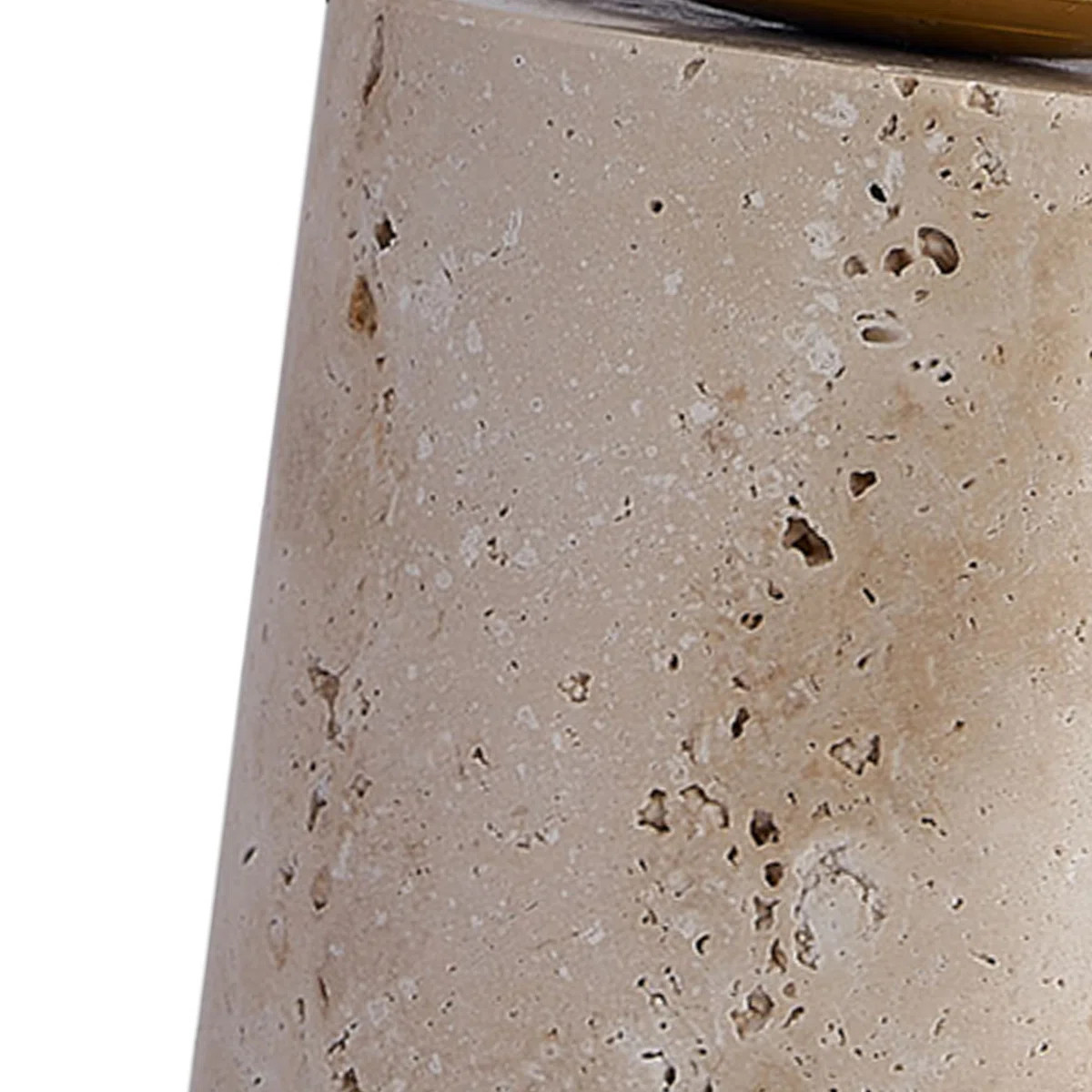 Wrought Studio™ 11.5" Natural Modern Travertine Table Lamp For Living Room/bedroom & Reviews | ... | Wayfair North America