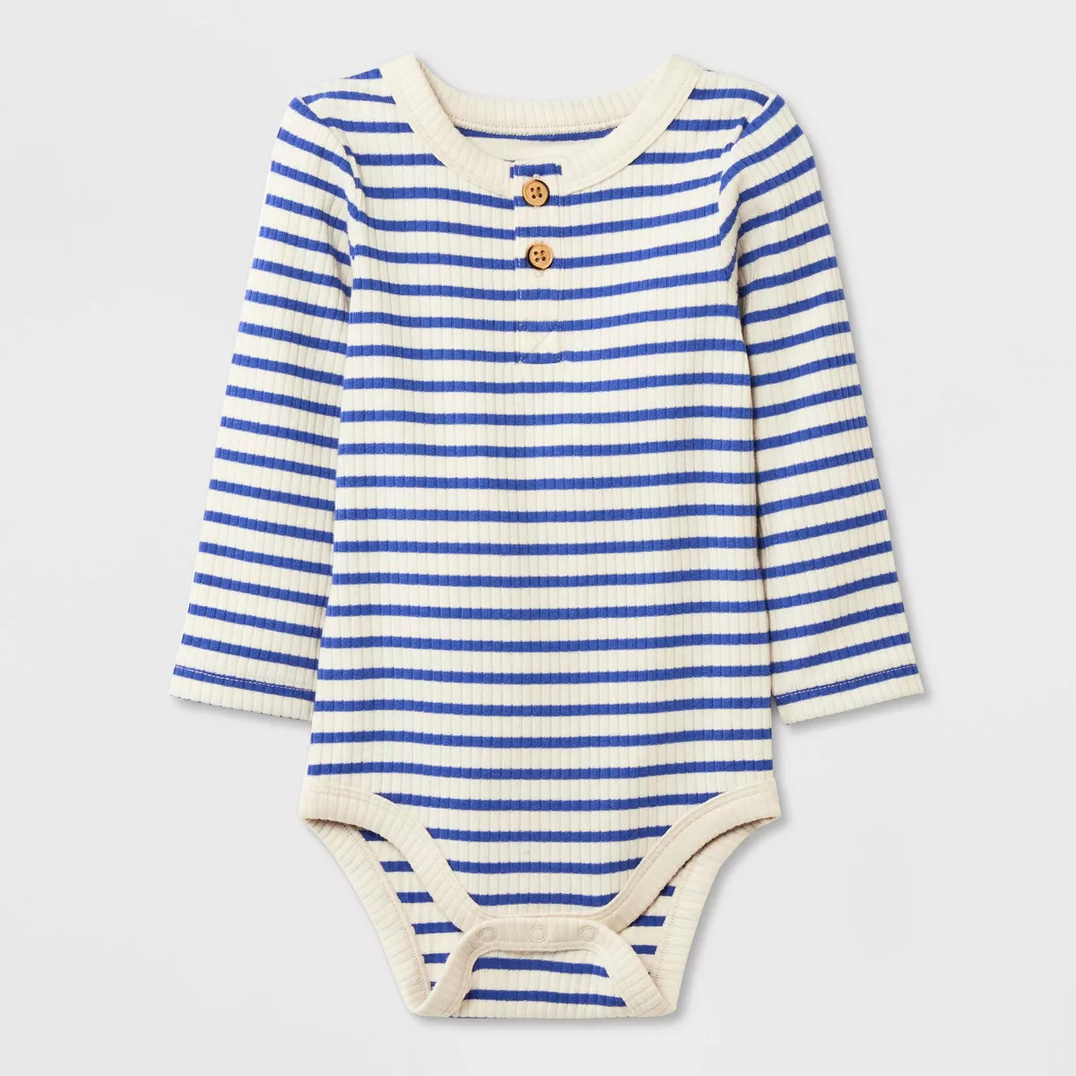 Baby Long Sleeve Henley Bodysuit - Cat & Jack™ | Target