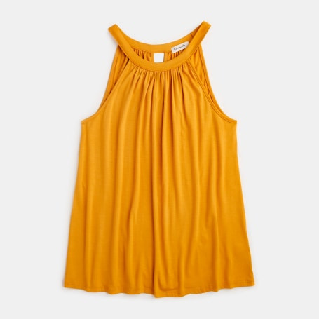 Solid Halter Tank in Mustard | Wantable