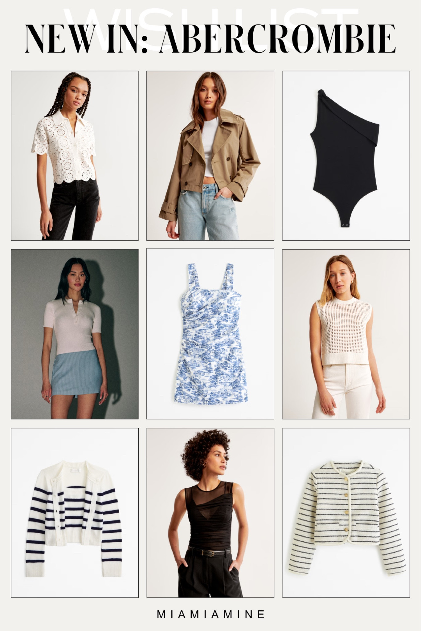 Abercrombie new arrivals
Abercrombie spring dresses, cropped trench coats, stripe sweaters and moree

#LTKfindsunder100 #LTKstyletip #LTKtravel