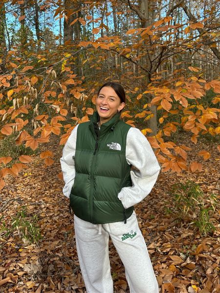 living for fall leaves and cozy sets🥰🍂 North Face still has 30% for cyberweekend sales!

Fall outfits, winter outfits, puffer vest, sweat set, holiday outfit, cold weather outfit

#LTKCyberWeek #LTKHoliday #LTKsalealert