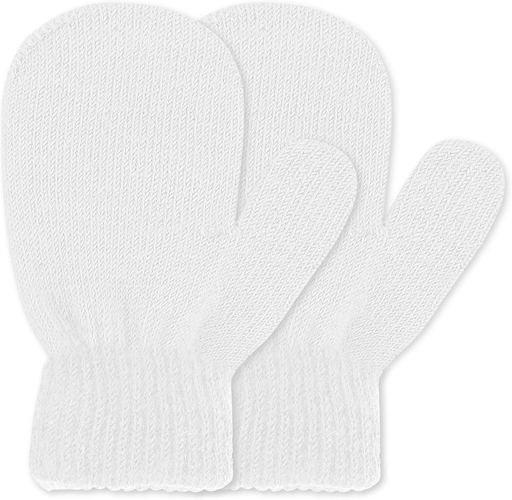 UTTPLL Toddler Magic Stretch Gloves Mittens Multicolor Soft Knit Gloves Warm Kids Thick Cold Mitt... | Amazon (US)