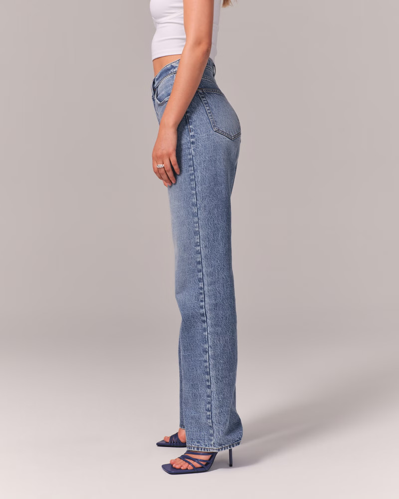 High Rise Loose Jean | Abercrombie & Fitch (US)