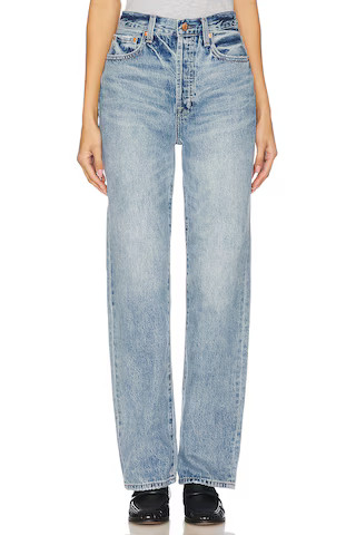 PISTOLA Cassie High Rise Straight Jeans in Bramble from Revolve.com | Revolve Clothing (Global)
