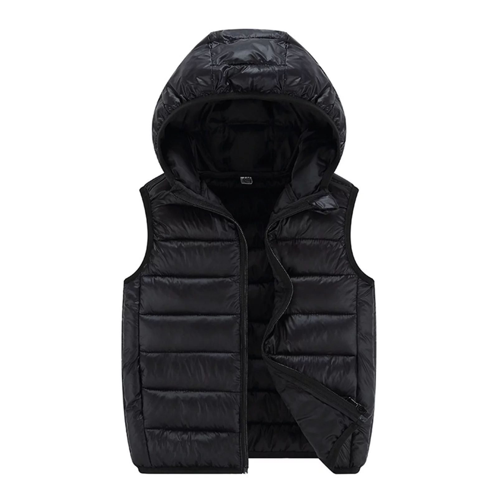 ZMHEGW Toddler Cute Jacket Child Kids Baby Boys Girls Sleeveless Winter Solid Coats Hooded Vest O... | Walmart (US)