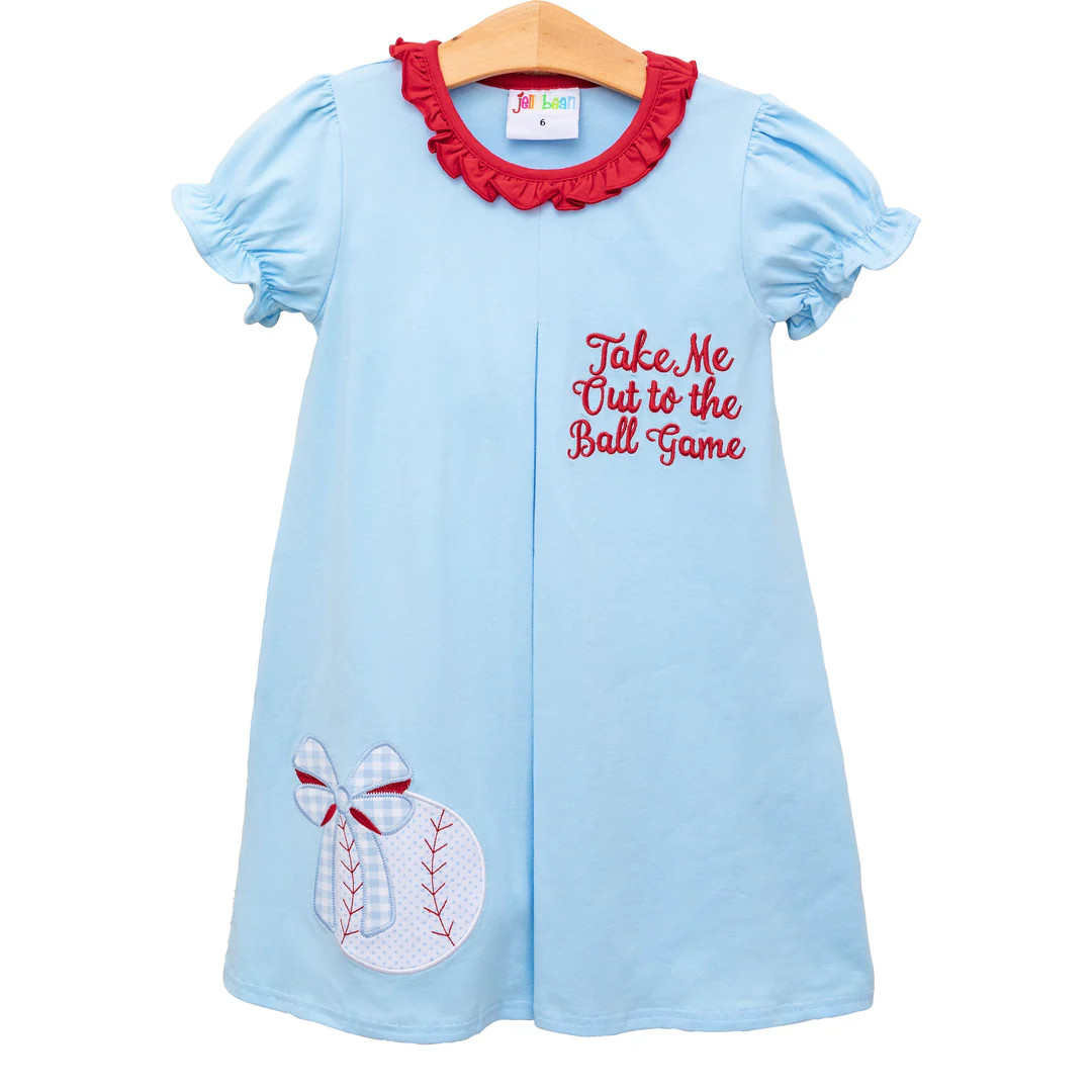 Take Me Out To The Ball Game Pleat Dress | Hampton James Clothing