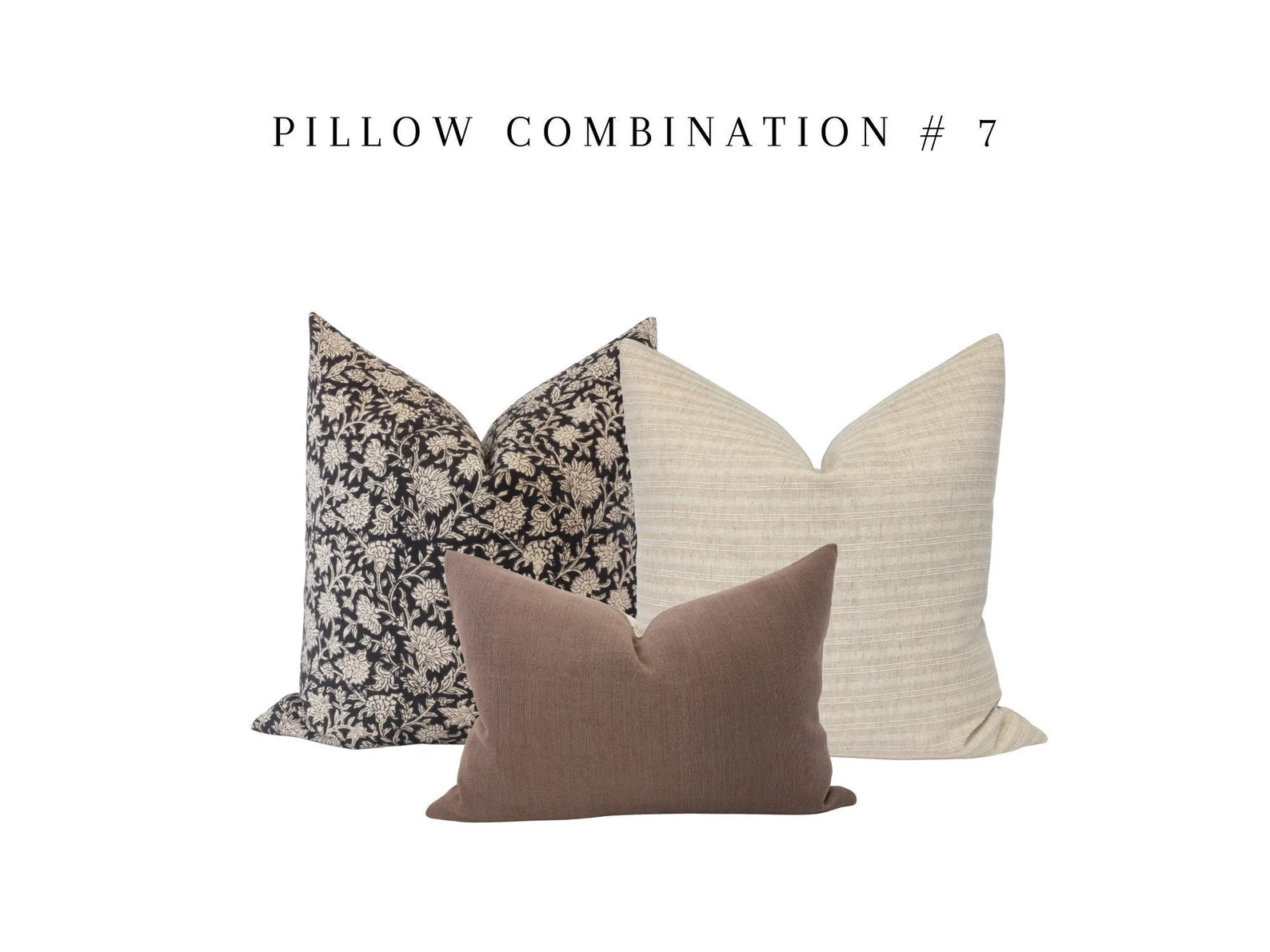 Pillow Combination  7  Warm Neutral Pillow Covers Modern | Etsy Canada | Etsy (CAD)